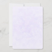 Invitation Cute Nordic Fox avec motifs floraux Anniversaire (Dos)