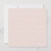 Invitation Cute Notre Petit Melon Pastel Baby shower rose (Dos)