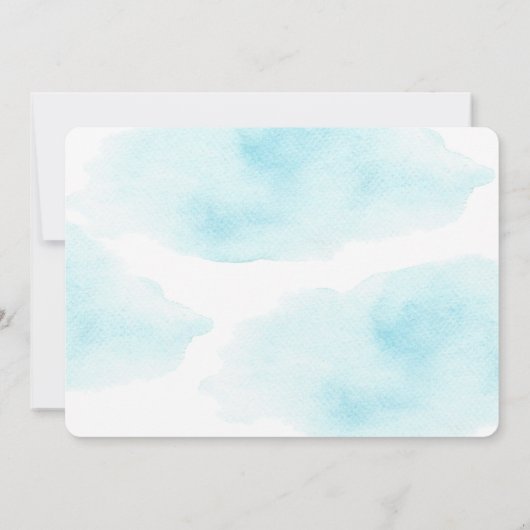 Invitation Cute Nouveau Chapitre Livres Baby shower Invitatio (Dos)