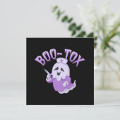 Invitation Cute Nurse Fantôme avec injection Botox (Debout devant)