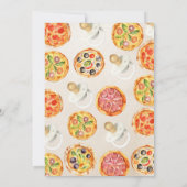Invitation Cute Oh Baby Pizza & Pacifiers Baby shower (Dos)