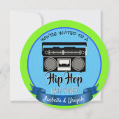 Invitation Cute Old School Retro Hip Hop (Devant)