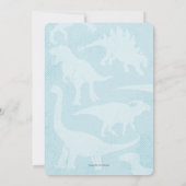 Invitation Cute One-A-Saurus Boy 1ère Dinomite Party (Dos)