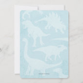 Invitation Cute One-A-Saurus Boy 1ère Dinomite Party (Dos)