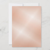 Invitation Cute Owl | Or Rose (Dos)