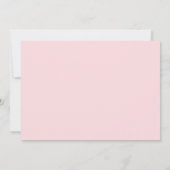 Invitation Cute Panda Ballerina Pink 1er anniversaire (Dos)