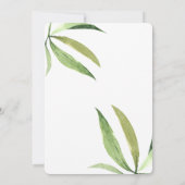 Invitation Cute Panda Maman & Baby Baby shower Eucalyptus (Dos)