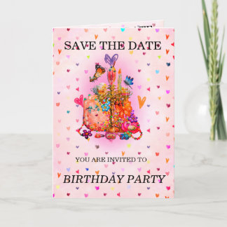Invitation Cute Pastel