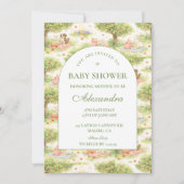 Invitation Cute Pastel Barnyard Celebration Baby Shower (Devant)