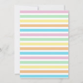 Invitation Cute Pastel Grandes Et Ballons Anniversaire (Dos)