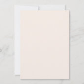 Invitation Cute Pastel Mariage Cadre papier Quitter (Dos)