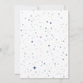 Invitation Cute Penguin & Christmas Tree Flat Holiday Card (Dos)