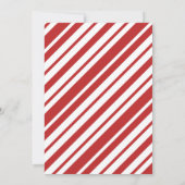 Invitation Cute Père Noël | Reindeer | Fleur de neige fête de (Dos)