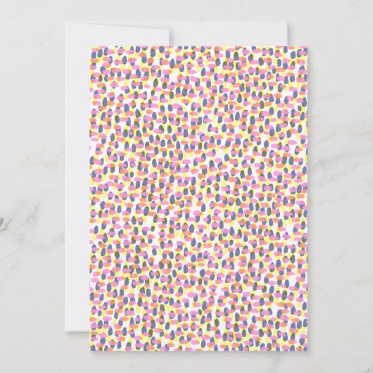 Invitation Cute Periwinkle Purple Abstrait Dot Couples Douche (Dos)