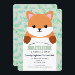 Invitation Cute Petit Fox Enfants Premier anniversaire<br><div class="desc">Célébrez la journée spéciale de votre enfant Cute Fox Kids First Birthday design. Ce design comporte un renard mignon. Vous pouvez customiser plus loin en cliquant sur le bouton "PERSONNALISER". Objets correspondants dans notre boutique pour un thème de fête complet. Pour toute question complémentaire, veuillez nous contacter à l'adresse ThePaperieGarden@gmail.com...</div>