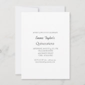 Invitation Cute Photo Quinceañera Anniversaire Fête Invitatio (Dos)