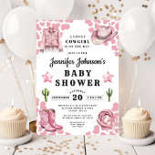 Invitation Cute Pink Cowgirl Baby Shower