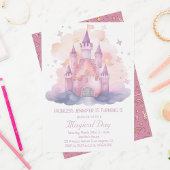 Invitation Cute Princess Castle Girl Birthday Party