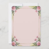 Invitation Cute Princess Fairy 3rd Birthday Party (Dos)