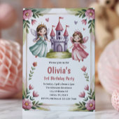Invitation Cute Princess Fairy 3rd Birthday Party