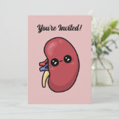 Invitation Cute Rein - Biologie Humaine (Debout devant)