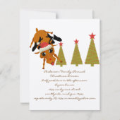 Invitation Cute Reindeer (Devant)