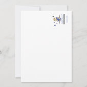 Invitation Cute Relatable Chimy Airplane Mode Greeting Card (Dos)