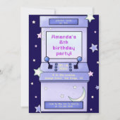 Invitation Cute Retro Arcade Game Anniversaire de enfant Invi (Devant)