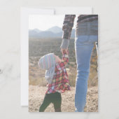 Invitation Cute Retro Howdy Père Noël Cowboy Texas Christmas (Dos)