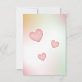 Invitation Cute rose et violet Ballerina Kitten Anniversaire (Dos)