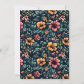 Invitation Cute Rose Flower Birthday Present (Dos)