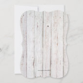 Invitation Cute Rustic Kitchen Lingerie Fête de l'mariée Invi (Dos)