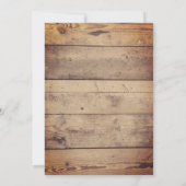 Invitation Cute Rustic Winter Deer Couple Baby Boy Douche (Dos)