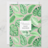 Invitation Cute Safari Animaux Baby shower Téléphone Game Car (Dos)