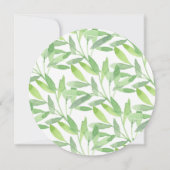 Invitation Cute Safari Jungle Animaux Garçons Baby shower (Dos)