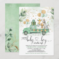 Cute Safari Jungle Verdure Animaux sauvages Baby B