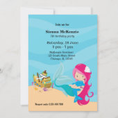 Invitation Cute sirène (Devant)