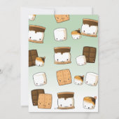 Invitation Cute S'more Smores Camping Bonfire Anniversaire Ve (Dos)