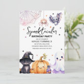 Invitation Cute Spooktacular Anniversaire (Debout devant)