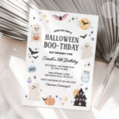 Invitation Cute Spooktacular Halloween Anniversaire Pastel