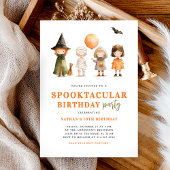 Invitation Cute Spooktacular Halloween fête d'anniversaire