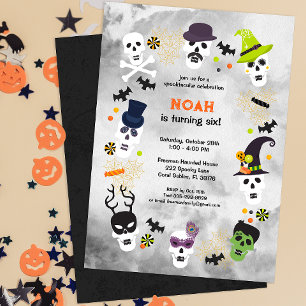 Invitation Cute Spooktacular Halloween fête d'anniversaire
