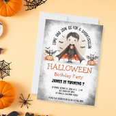 Invitation Cute Spooktacular Kids Halloween Boy Anniversaire