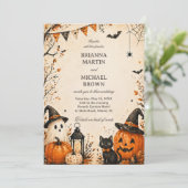 Invitation Cute Spooky Autumn  (Debout devant)