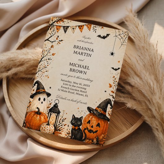 Invitation Cute Spooky Autumn 