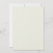 Invitation Cute Stripes Scallops Border Grad Announcement (Dos)