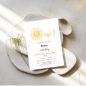 Invitation Cute Sunshine 1er anniversaire