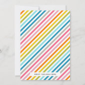 Invitation Cute Sweet Lollipop Candy Land fête d'anniversaire (Dos)