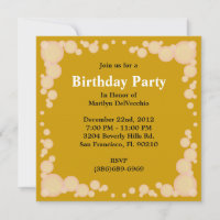 CUTE Sweet Spa Bain Massage et Beauty Party Invit