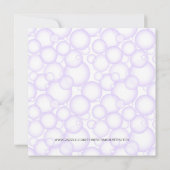 Invitation CUTE Sweet Spa Bath Massage and Beauty Party Invit (Dos)